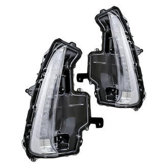 Replacement - Driver and Passenger Side Turn Signal/Parking Light Set (CAPA Certified)