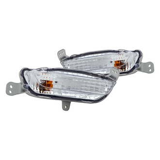 Replacement - Driver and Passenger Side Turn Signal Light Set (CAPA Certified)