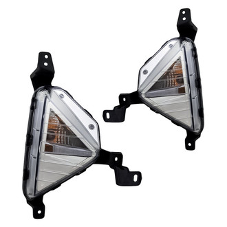 Replacement - Driver and Passenger Side Turn Signal Light Set (CAPA Certified)
