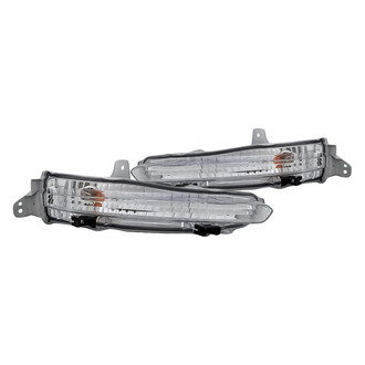 Replacement - Driver and Passenger Side Turn Signal Light Set (CAPA Certified)