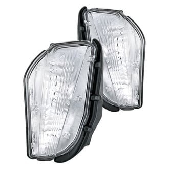 Replacement - Driver and Passenger Side Turn Signal/Parking Light Lens and Housing Set (Standard Line)