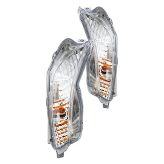 Replacement - Driver and Passenger Side Turn Signal/Parking Light Set (CAPA Certified)