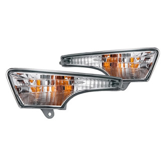 Replacement - Driver and Passenger Side Turn Signal/Parking Light Set (CAPA Certified)