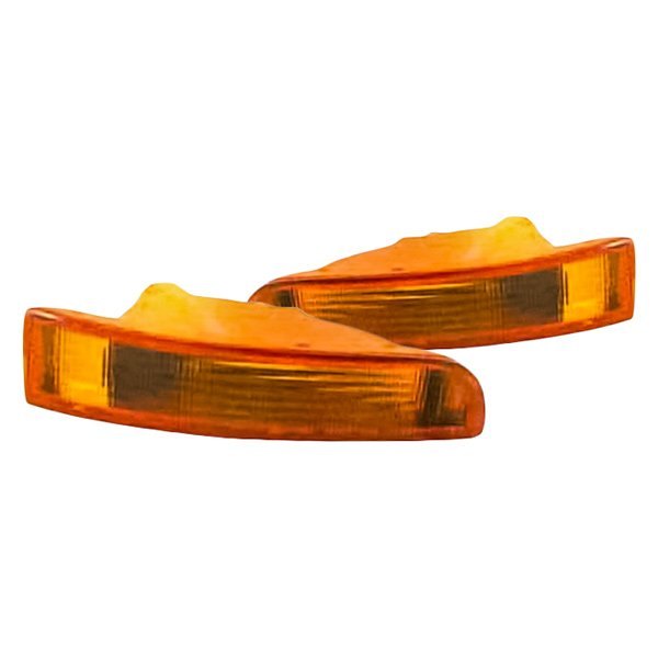 Replacement - Driver and Passenger Side Inner Turn Signal/Parking Light Lens and Housing