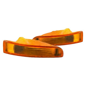 Replacement - Driver and Passenger Side Inner Turn Signal/Parking Light Lens and Housing Set (Standard Line)