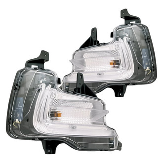 Replacement - Driver and Passenger Side Turn Signal/Parking Light Set (CAPA Certified)