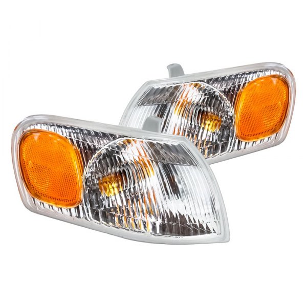 Replacement - Driver and Passenger Side Turn Signal/Corner Light Lens and Housing