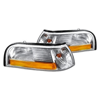 Replacement - Driver and Passenger Side Turn Signal/Corner Light Set (CAPA Certified)