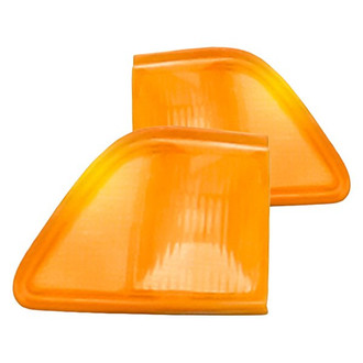 Replacement - Driver and Passenger Side Turn Signal/Corner Light Lens Set (Standard Line)