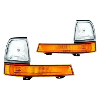 Replacement - Driver and Passenger Side Turn Signal/Parking Light Set (CAPA Certified)