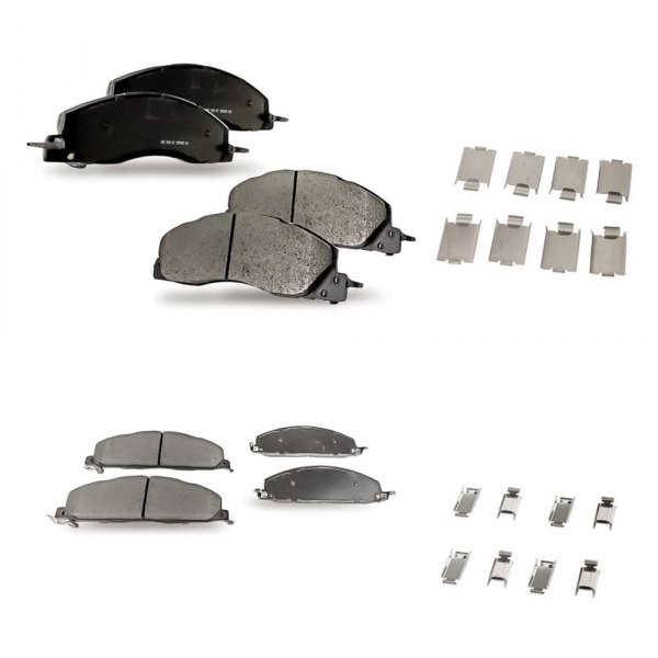 Replacement - Pro-Line Semi-Metallic Front and Rear Disc Brake Pad Set