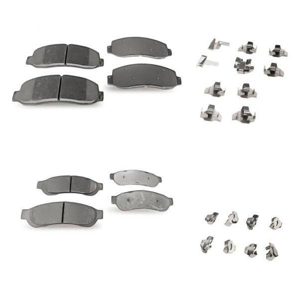 Replacement - Pro-Line Semi-Metallic Front and Rear Disc Brake Pad Set