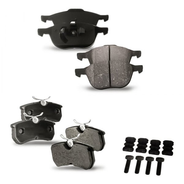 Replacement - Front and Rear Disc Brake Pad Set