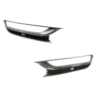 Replacement - Front Driver and Passenger Side Fog Light Bezel Set (Standard Line)