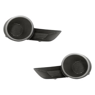 Replacement - Front Driver and Passenger Side Fog Light Cover Set (Standard Line)