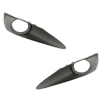 Replacement - Front Driver and Passenger Side Fog Light Bezel Set (Standard Line)