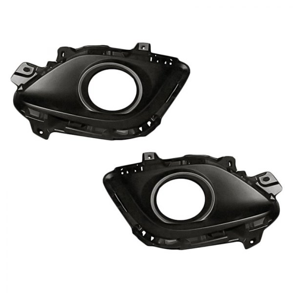 Replacement - Front Driver and Passenger Side Fog Light Bezel Set