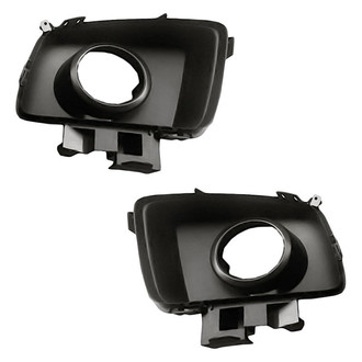 Replacement - Front Driver and Passenger Side Fog Light Bezel Set (Standard Line)