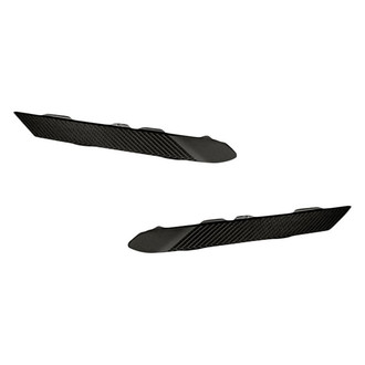 Replacement - Front Driver and Passenger Side Fog Light Cover Set (Standard Line)
