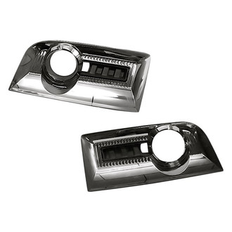 Replacement - Front Driver and Passenger Side Fog Light Bezel Set (Standard Line)