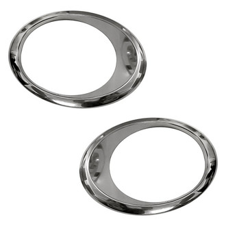 Replacement - Front Driver and Passenger Side Fog Light Trim Set (Standard Line)