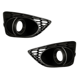 Replacement - Front Driver and Passenger Side Fog Light Bezel Set (Standard Line)