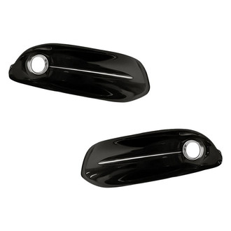 Replacement - Front Driver and Passenger Side Fog Light Bezel Set (Standard Line)