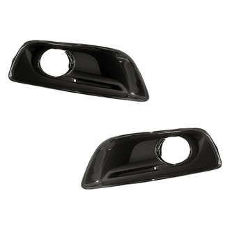 Replacement - Front Driver and Passenger Side Fog Light Bezel Set (Standard Line)