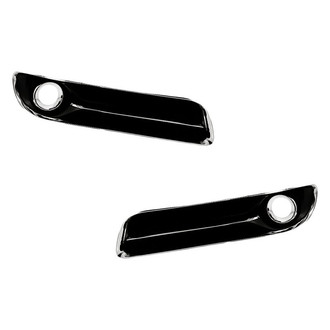Replacement - Front Driver and Passenger Side Fog Light Bezel Set (Standard Line)