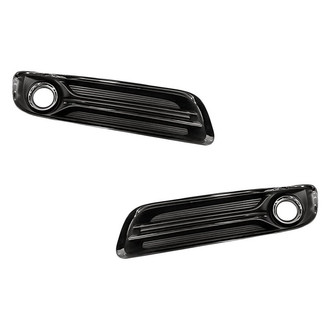 Replacement - Front Driver and Passenger Side Fog Light Bezel Set (Standard Line)
