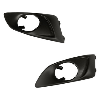 Replacement - Front Driver and Passenger Side Fog Light Bezel Set (Standard Line)