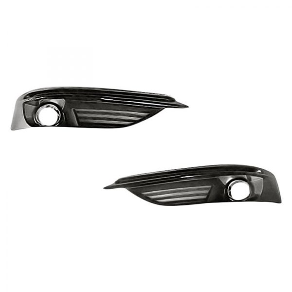 Replacement - Front Driver and Passenger Side Fog Light Bezel Set