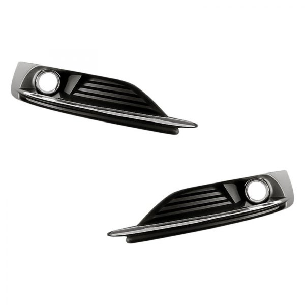 Replacement - Front Driver and Passenger Side Fog Light Bezel Set