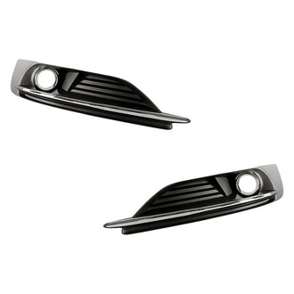 Replacement - Front Driver and Passenger Side Fog Light Bezel Set (Standard Line)