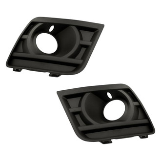 Replacement - Front Driver and Passenger Side Fog Light Bezel Set (Standard Line)