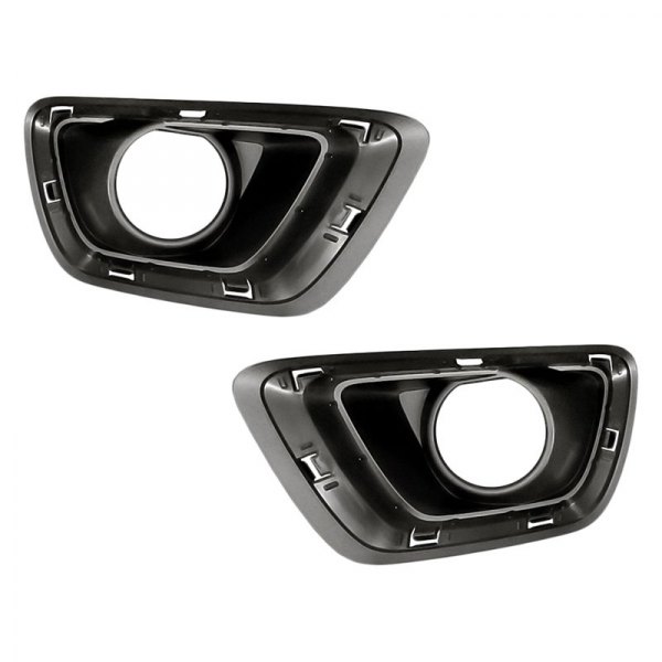 Replacement - Front Driver and Passenger Side Fog Light Bezel Set