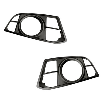 Replacement - Front Driver and Passenger Side Fog Light Bezel Set (Standard Line)