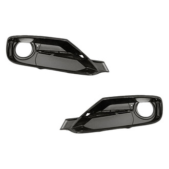 Replacement - Front Driver and Passenger Side Fog Light Bezel Set (Standard Line)