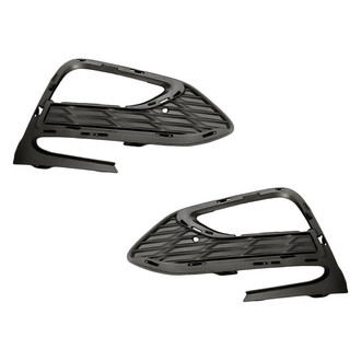 Replacement - Front Driver and Passenger Side Fog Light Bezel Set (Standard Line)