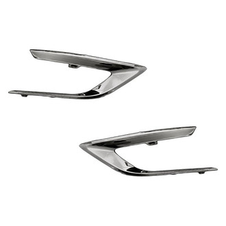 Replacement - Front Driver and Passenger Side Fog Light Trim Set (Standard Line)