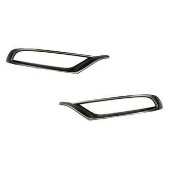 Replacement - Front Driver and Passenger Side Fog Light Trim Set (CAPA Certified)
