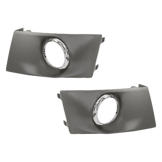 Replacement - Front Driver and Passenger Side Fog Light Bezel Set (Standard Line)