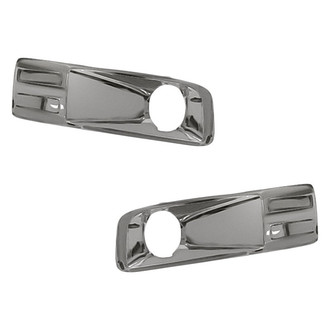 Replacement - Front Driver and Passenger Side Fog Light Bezel Set (Standard Line)