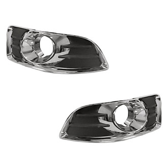 Replacement - Front Driver and Passenger Side Fog Light Bezel Set (Standard Line)