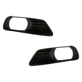 Replacement - Front Driver and Passenger Side Fog Light Bezel Set (Standard Line)