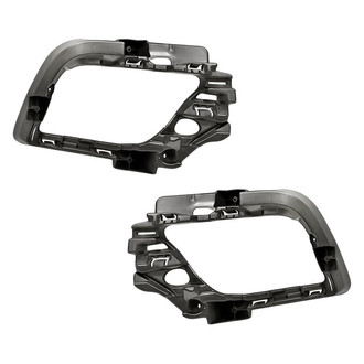 Replacement - Front Driver and Passenger Side Fog Light Bezel Set (Standard Line)