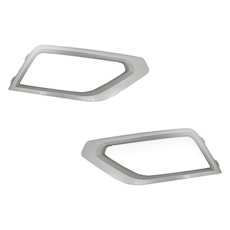 Replacement - Front Driver and Passenger Side Fog Light Bezel Set (Standard Line)