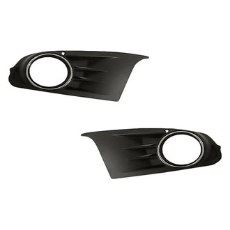 Replacement - Front Driver and Passenger Side Fog Light Bezel Set (Standard Line)
