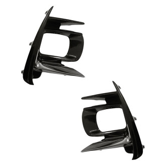 Replacement - Front Driver and Passenger Side Fog Light Bezel Set (Standard Line)