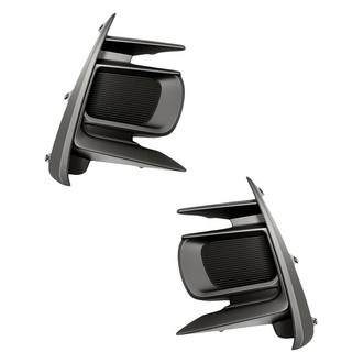 Replacement - Front Driver and Passenger Side Fog Light Cover Set (Standard Line)